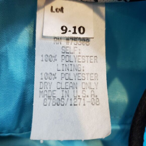 VTG Y2K ZumZum Niki Livas Babydoll Dress Tulle Goth Blue Black Party HoCo 9 / 10 - Picture 15 of 15